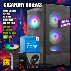 Desktop Gaming I5 13400F RTX 4060 16GB RAM 1TB W11